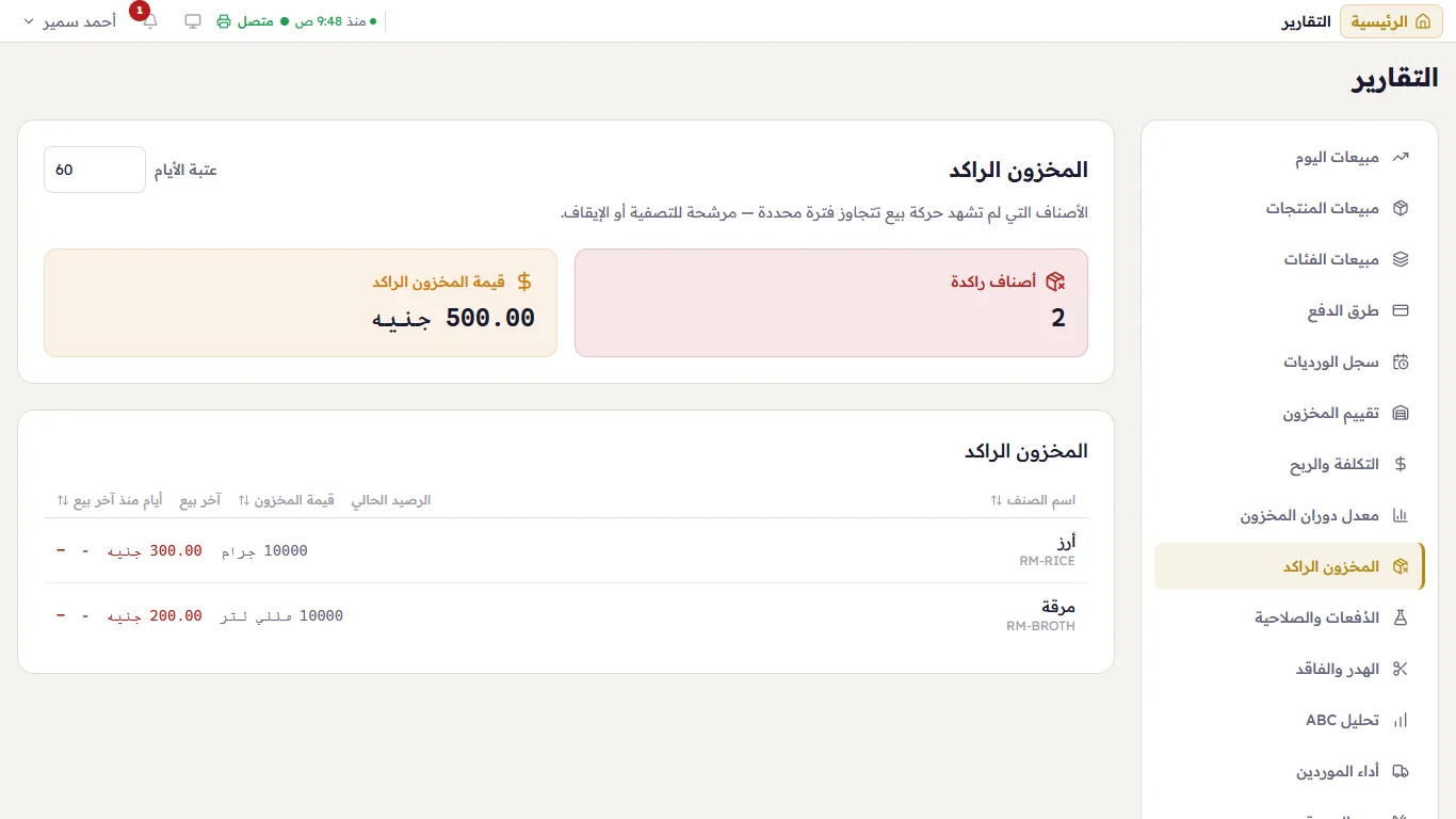 المخزون الراكد