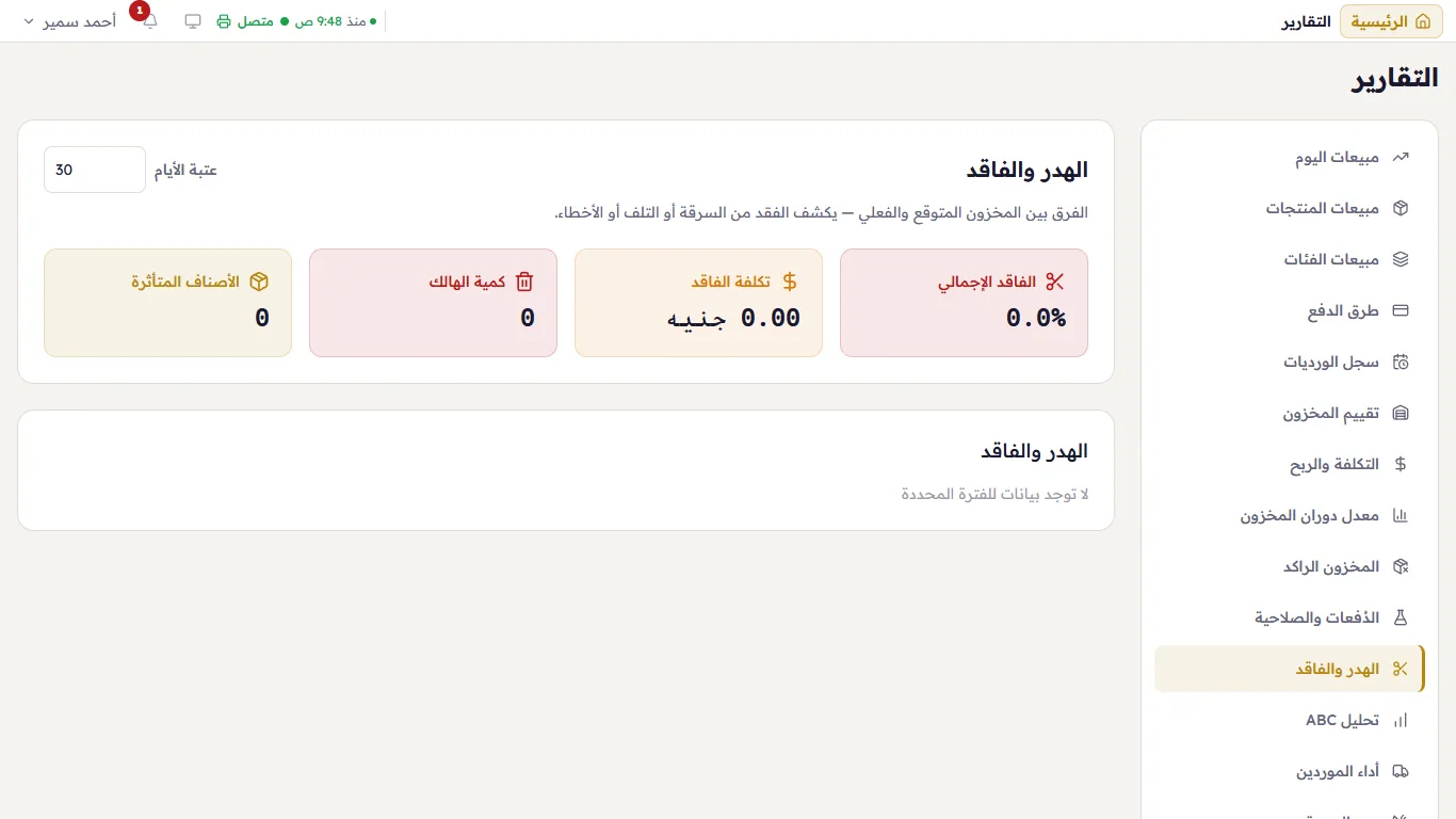 الهدر والفاقد
