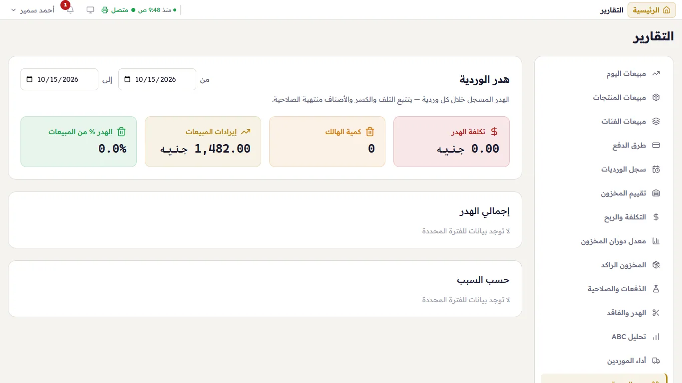 هدر الوردية
